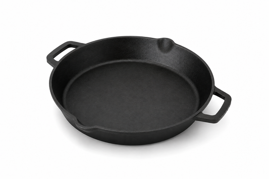 Skillet gietijzeren koekenpan 32cm- zonder steel/ diep