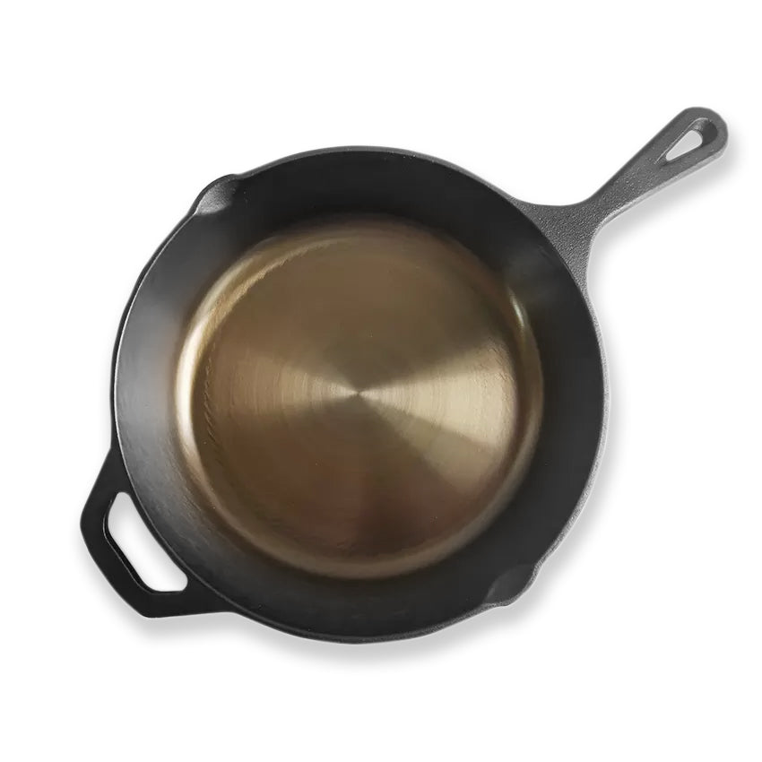 Gepolijste skillet gietijzeren koekenpan - 25 cm