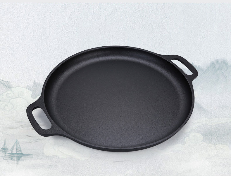 Skillet gietijzeren koekenpan 32 cm- zonder steel