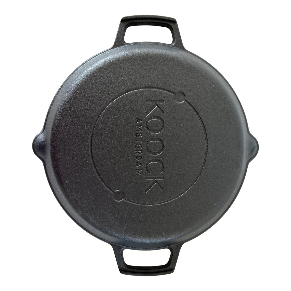 Skillet gietijzeren koekenpan 30 cm- zonder steel/ diep