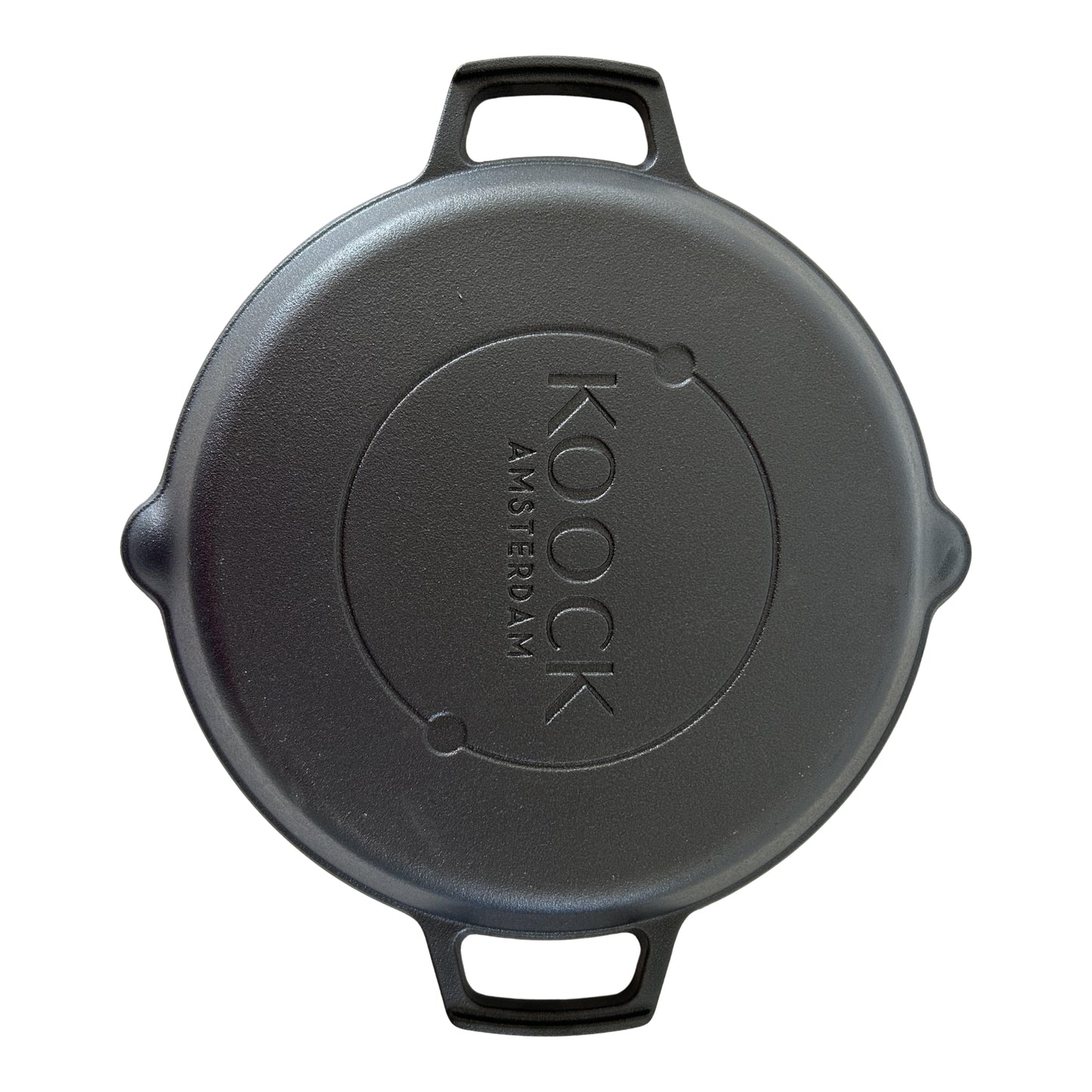 NIEUW: Skillet gietijzeren koekenpan 32cm- zonder steel/ diep