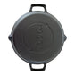 NIEUW: Skillet gietijzeren koekenpan 32cm- zonder steel/ diep