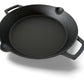 NIEUW: Skillet gietijzeren koekenpan 32cm- zonder steel/ diep